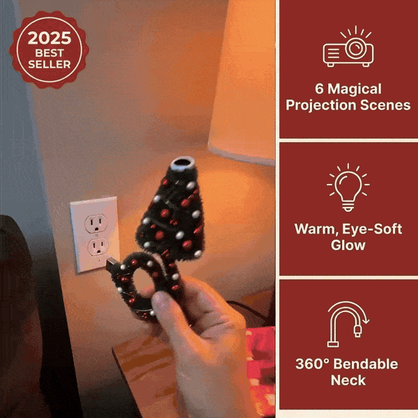 Christmas Cozy Lamp – 2025 best seller projecting Christmas scenes