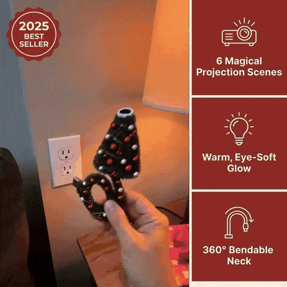 Christmas Cozy Lamp – 2025 best seller projecting Christmas scenes