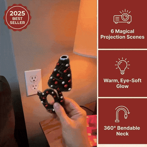 Christmas Cozy Lamp – 2025 best seller projecting Christmas scenes