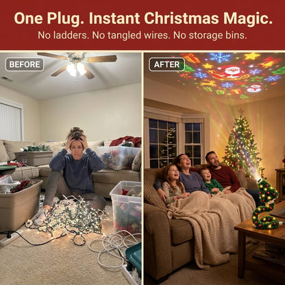 One plug, instant Christmas magic for the whole family